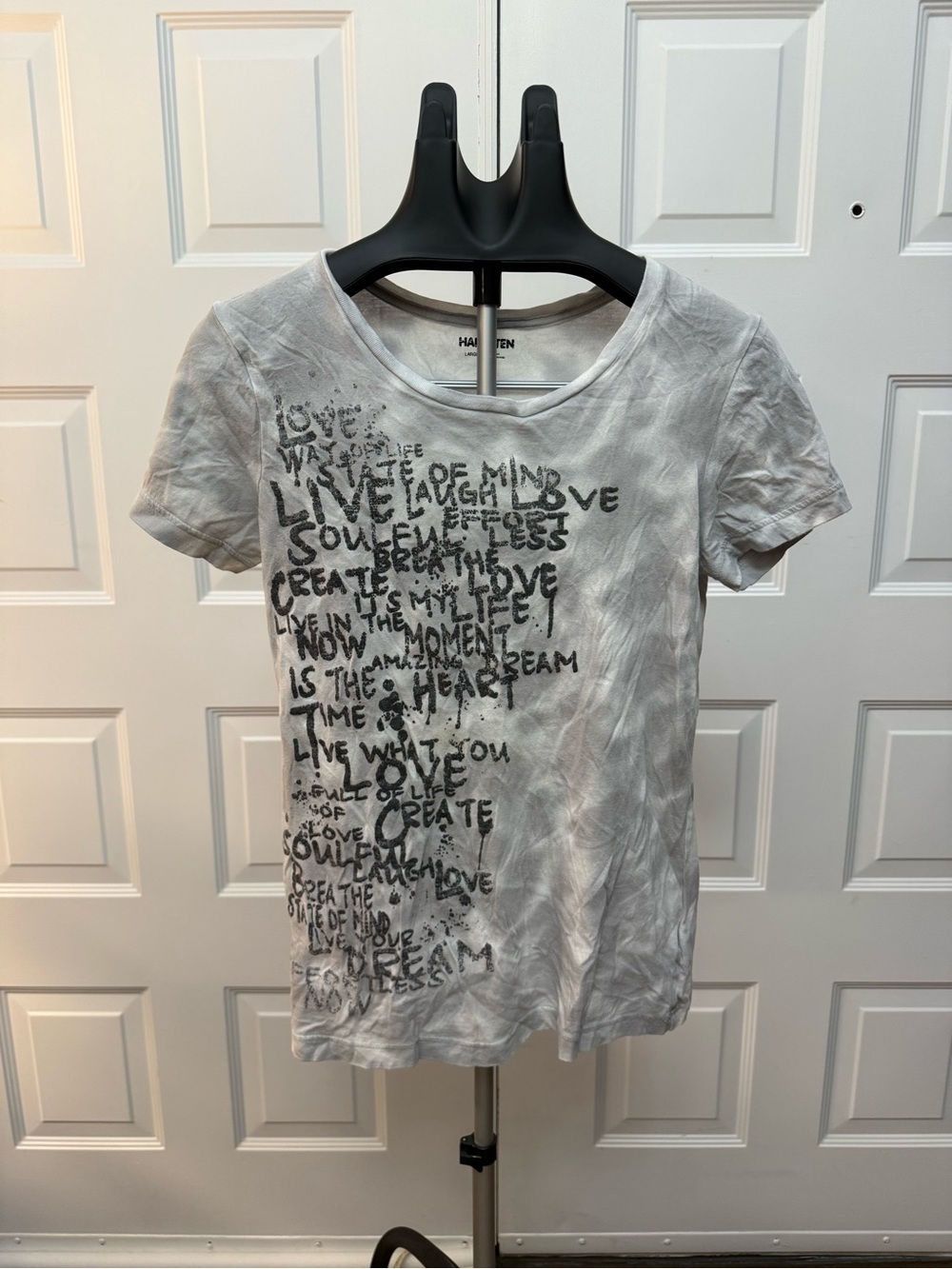 Hang Ten Light Gray Short-Sleeve Graphic Tee